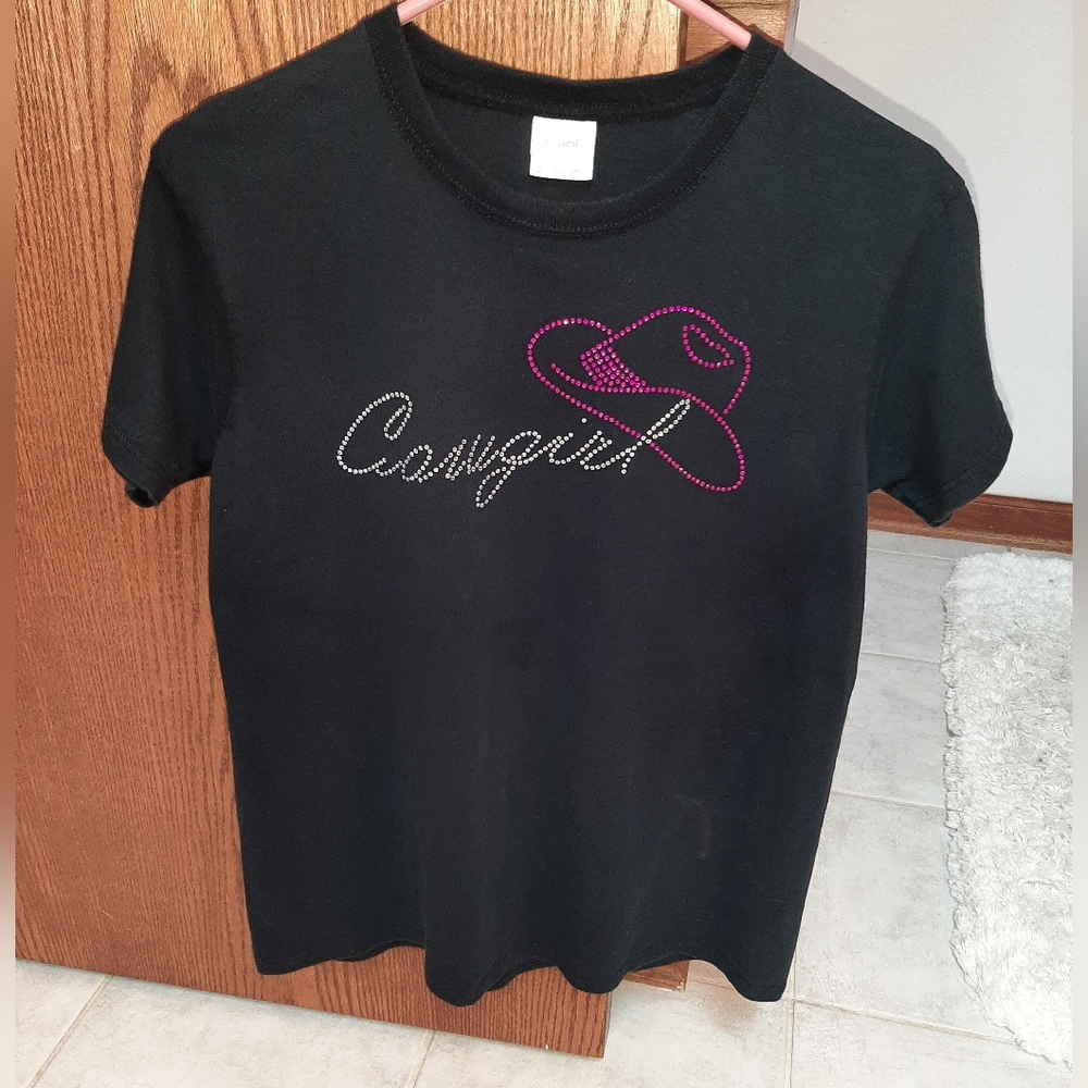 Rhinestone nling cowgirl shirt